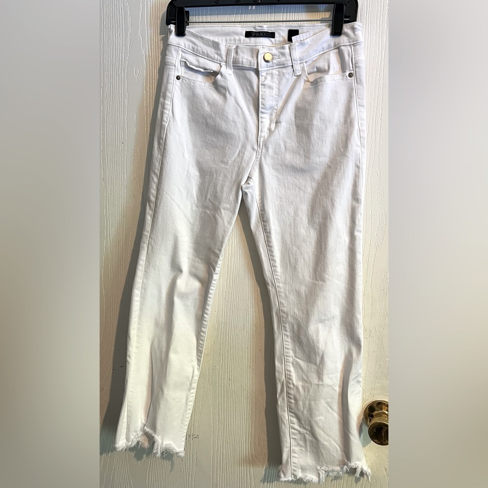 SP Black White Jean Capri